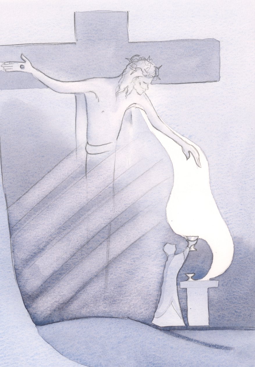 At each Mass, Christ
