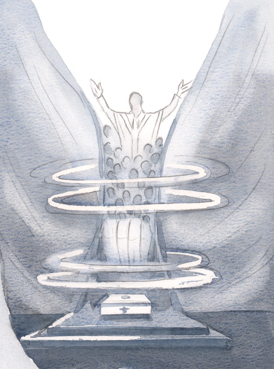 At the Mass the Holy Spirit Binds Us Together with Christ Like Corn Bound into a Single Sheaf by Elizabeth Wang