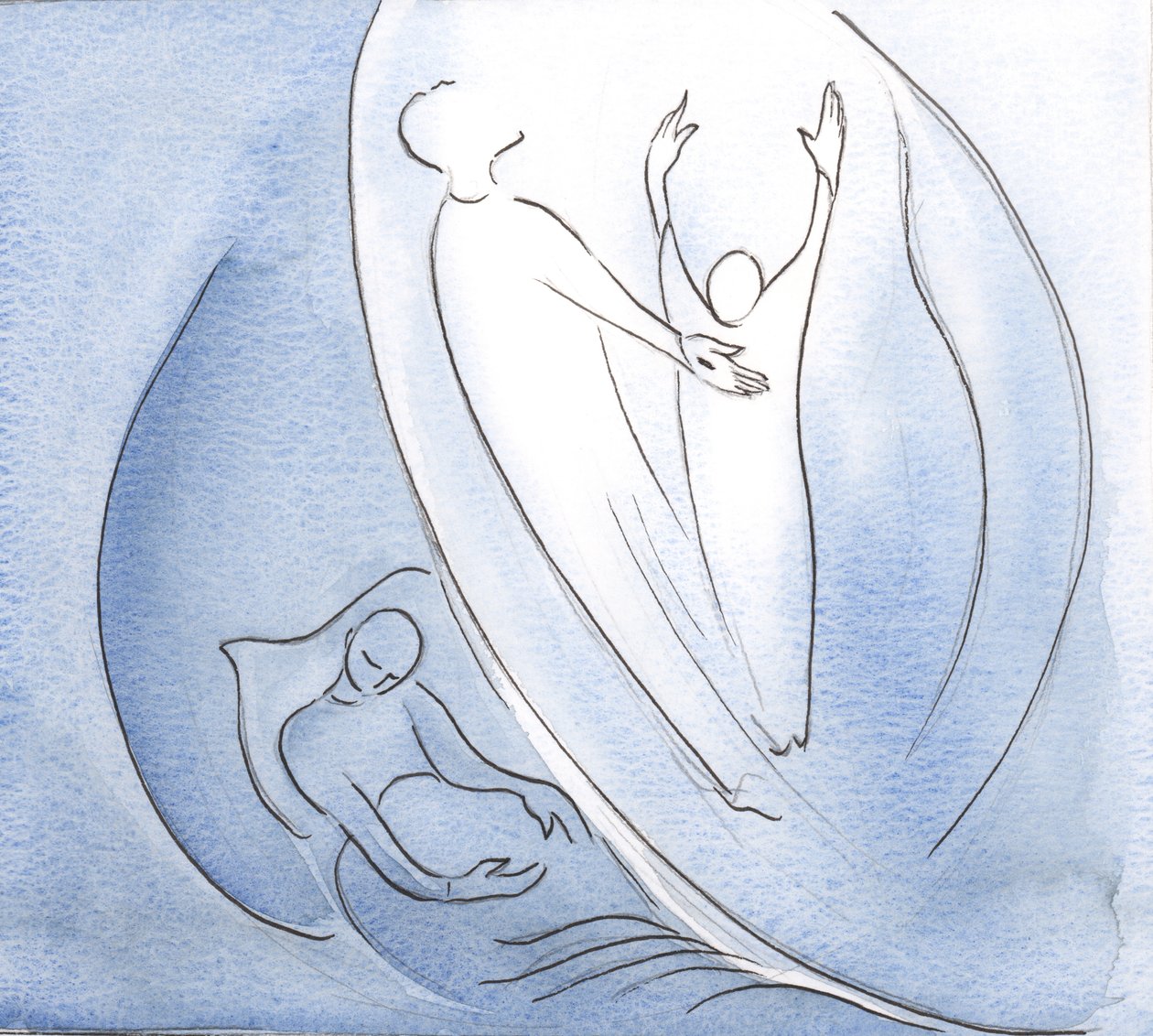 At the moment of death, the soul who dies in Christ is swept up with Him and carried to the Father by Elizabeth Wang