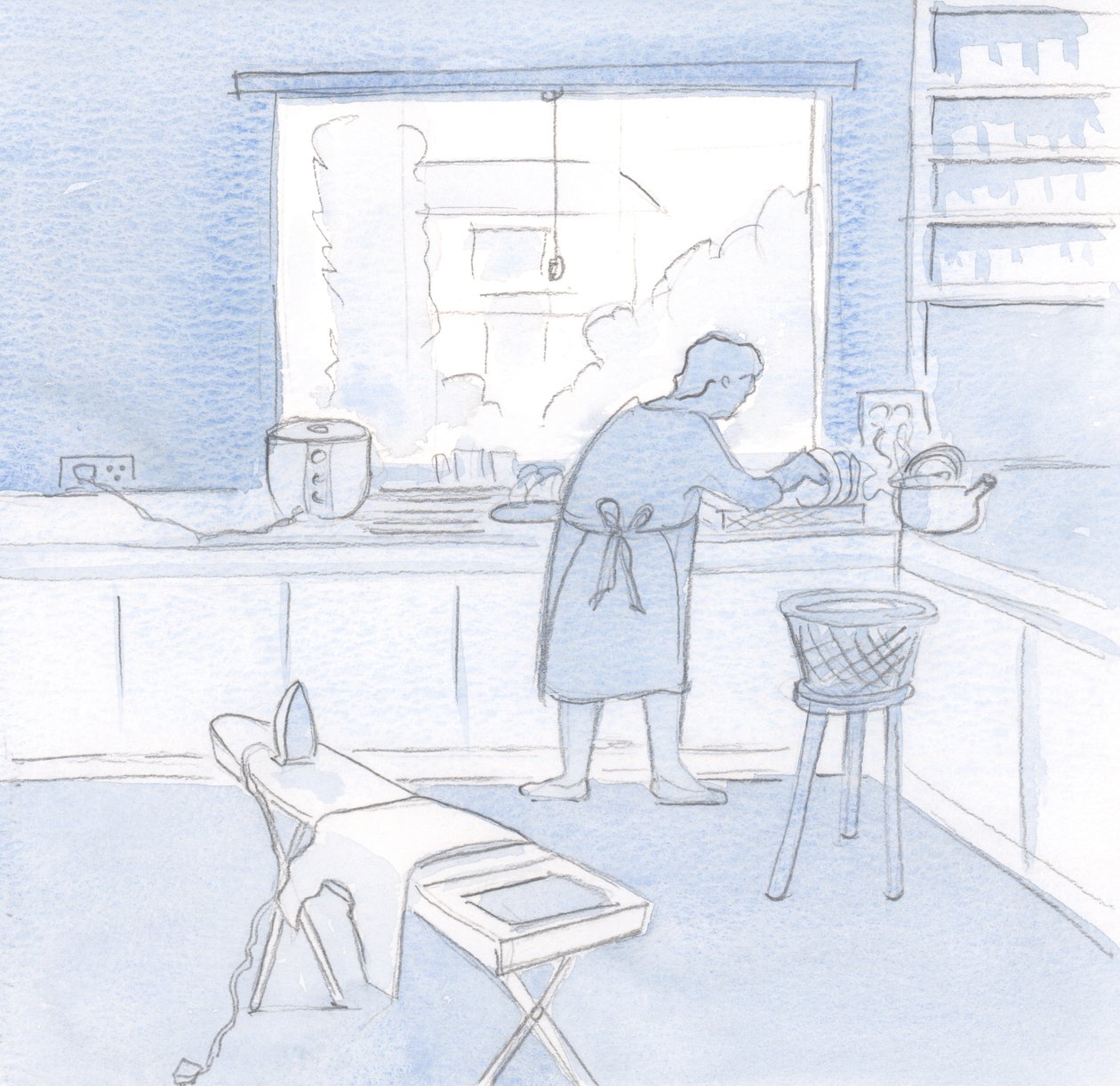 Chores are no longer chores, if we work solely for the love of Christ by Elizabeth Wang
