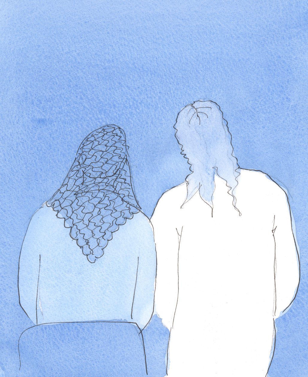 Christ is a true friend and companion to those who believe in Him and love Him by Elizabeth Wang
