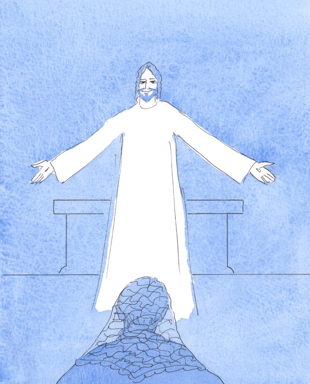 Christ spoke to me about all the people in my heart in need of help, and all my other concerns by Elizabeth Wang
