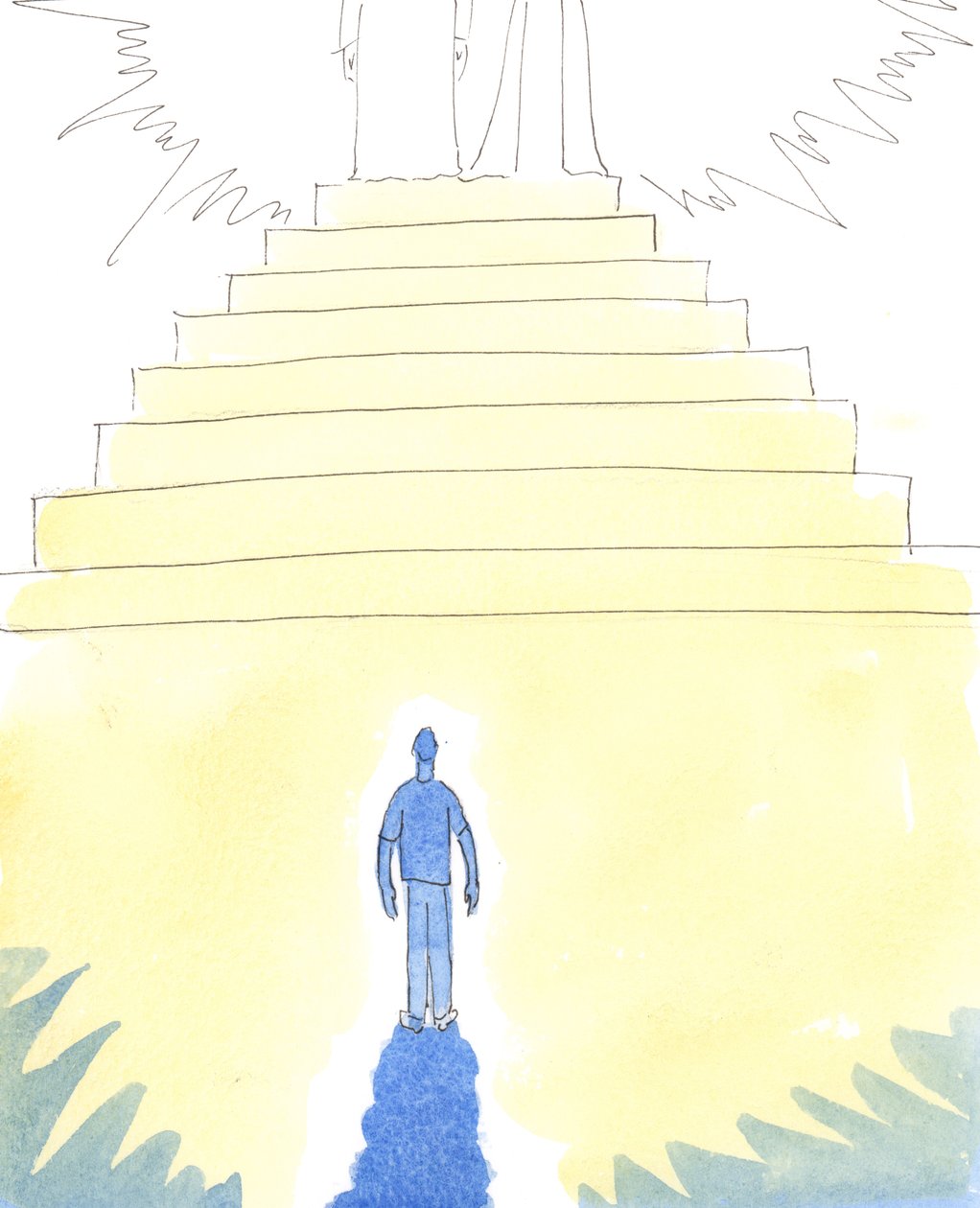 Each of us can picture himself as standing at the 