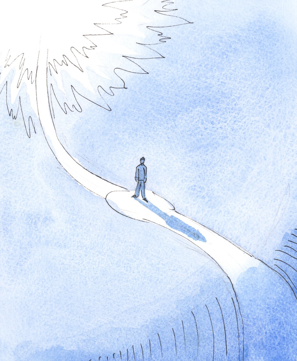 Each of us is on our way towards Heaven or Hell by Elizabeth Wang