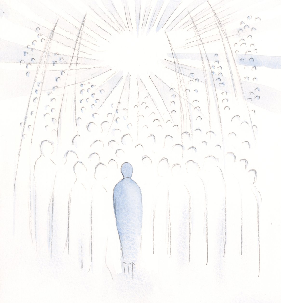 Each Person We Pray for is Lifted into the Light of God and Helped by the Prayers of the Saints by Elizabeth Wang