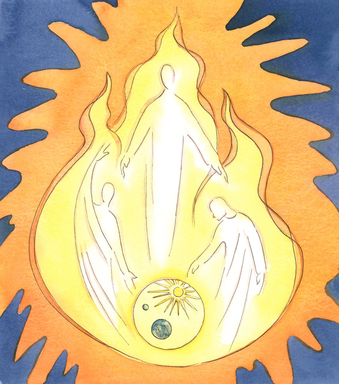 From the heart of God has sprung all that exists by Elizabeth Wang