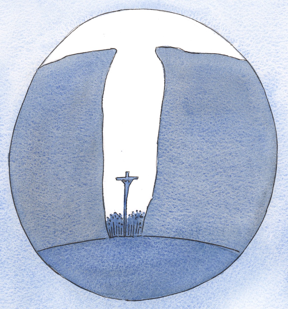 However small, isolated, or persecuted our community may be, Christ is amongst us at Mass, as if in a chasm. by Elizabeth Wang