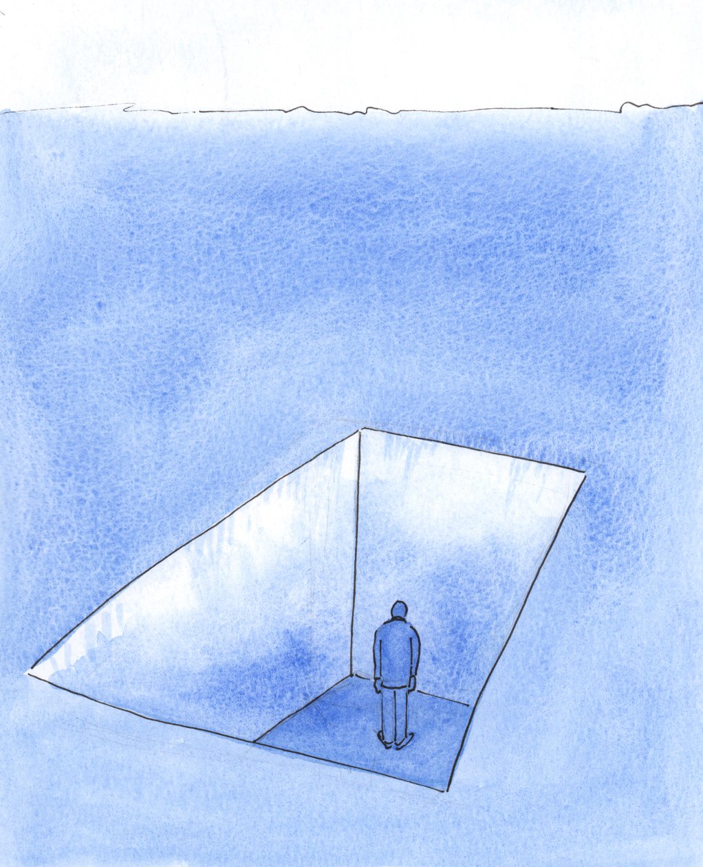 It can happen that someone finds himself so isolated and unhappy, through his mistakes and much-regretted decisions, 2004 by Elizabeth Wang