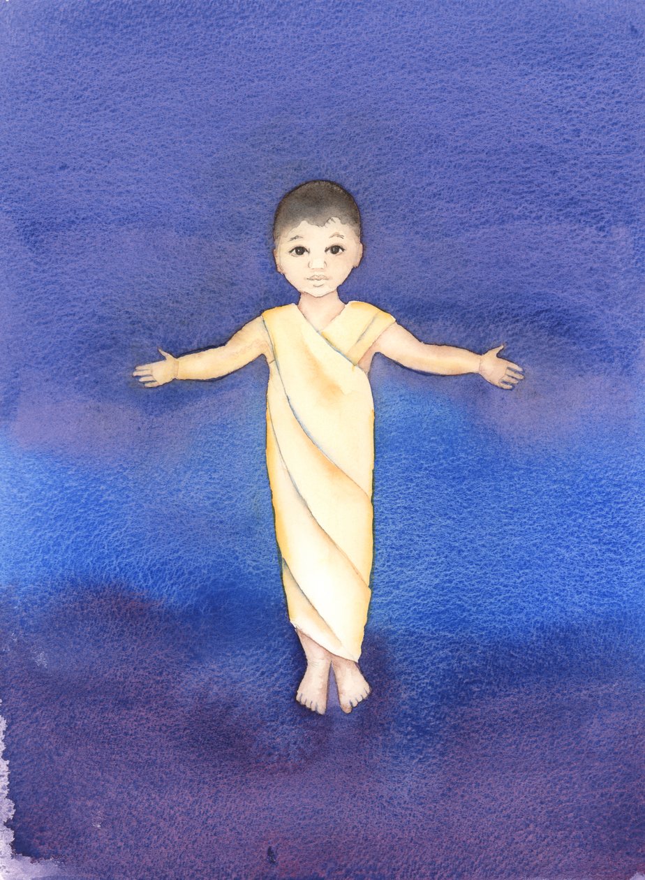 Jesus Christ is true God, who took on our human nature, having the humility and goodness to come amongst us as a mere infant by Elizabeth Wang