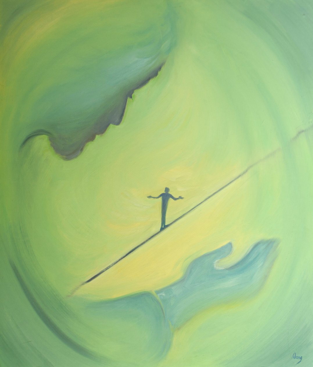 Jesus can help us to keep our balance, when we are about to fall into pride or despair by Elizabeth Wang
