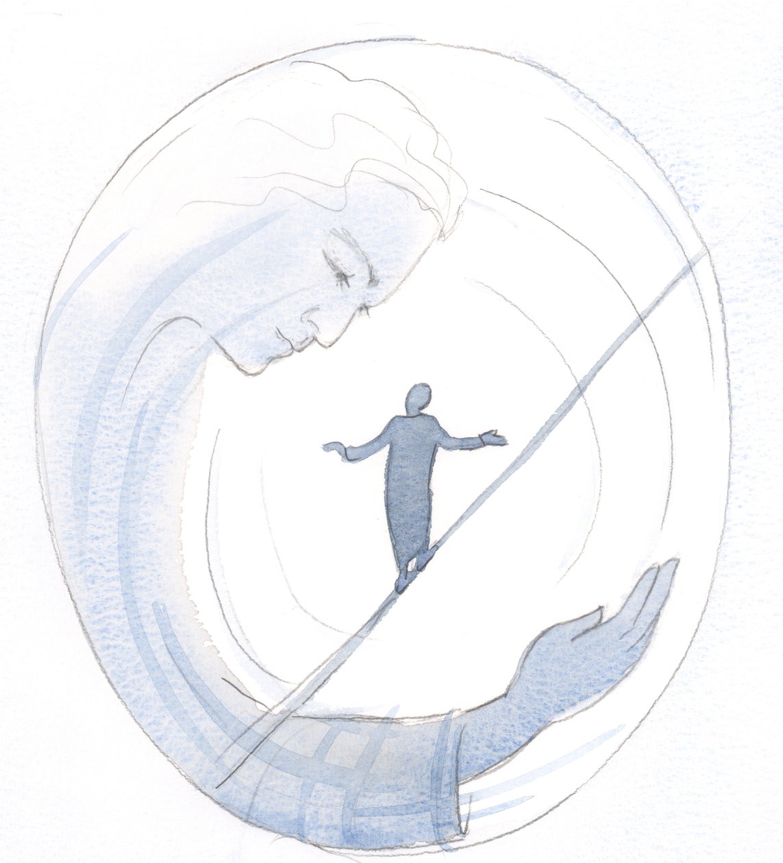 Jesus can help us to keep our balance, when we are about to fall into pride or despair by Elizabeth Wang