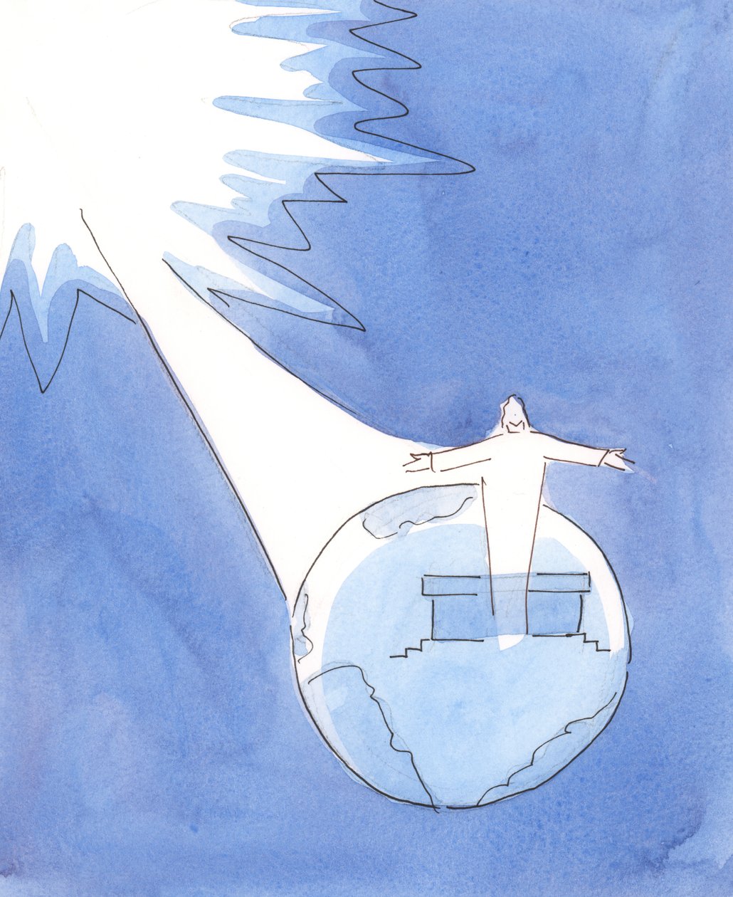 Long ago, before the world was made, it was already in the Mind of God - and part of the 