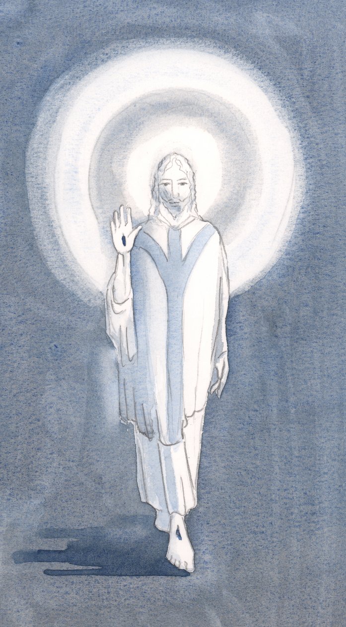 One day, at Holy Mass, I saw Jesus standing amongst us by Elizabeth Wang