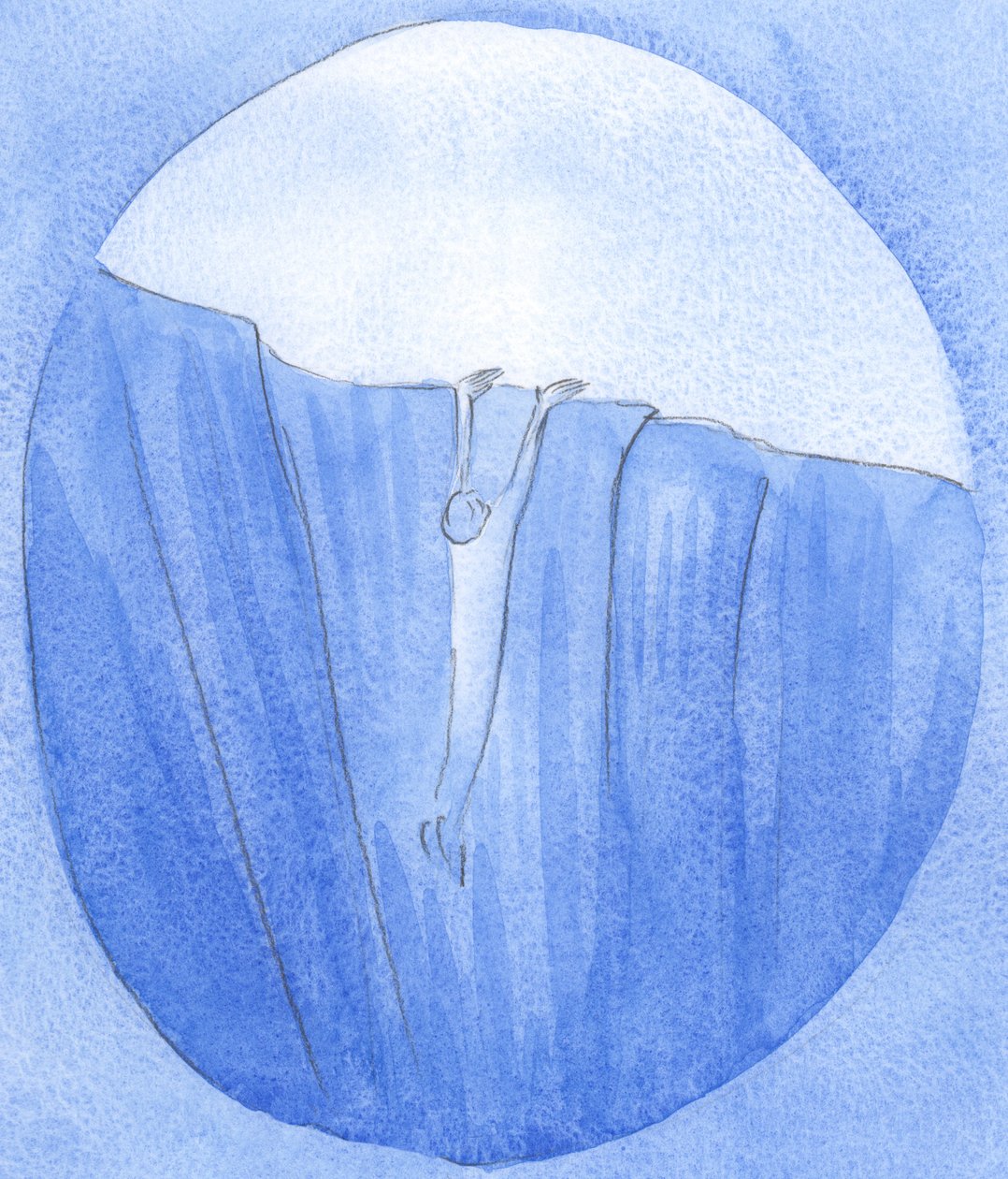 Some souls who - through their actions - find themselves clinging at the brink of doom, are rescued by prayer by Elizabeth Wang