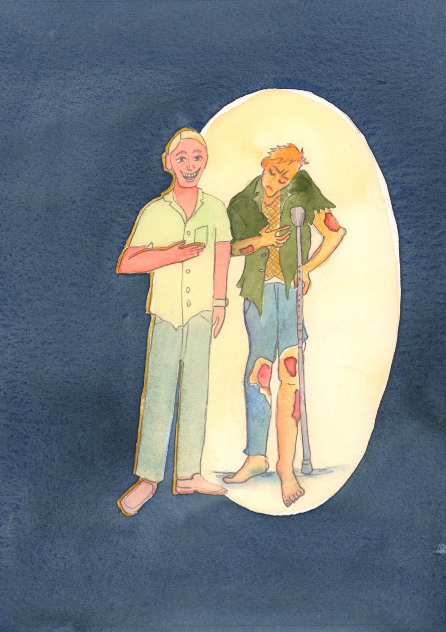 Someone in serious sin, who denies it, is like a man who pretends to look normal but who really has festering sores which he refuses to reveal to a doctor by Elizabeth Wang