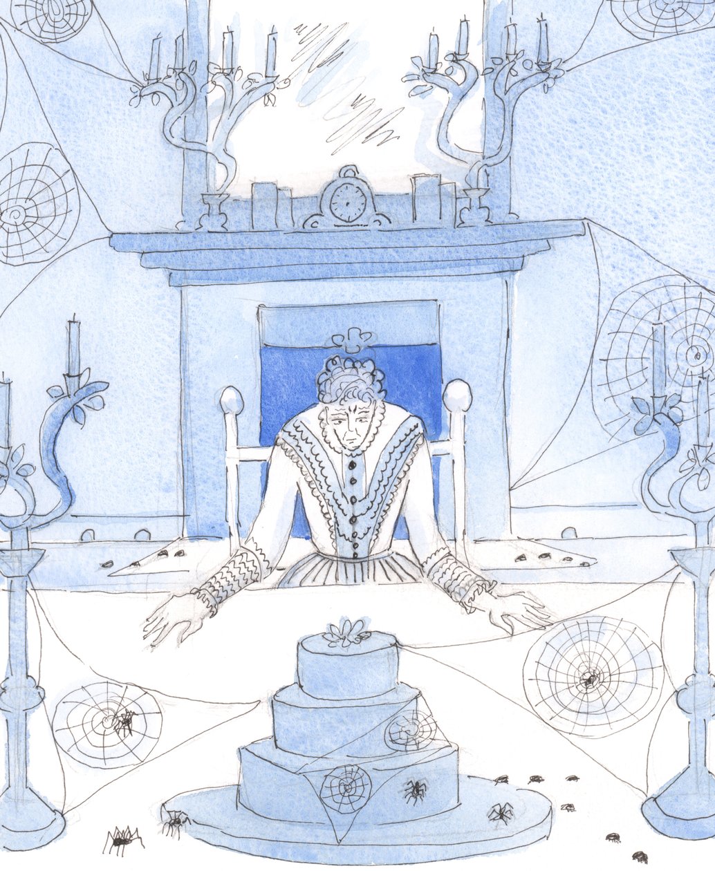 Someone whose faith is lukewarm, and whose practice of the Faith is careless and sporadic, is like the woman in the novel who grew old whilst dressed for her wedding, as the cobwebs and dust slowly covered her by Elizabeth Wang