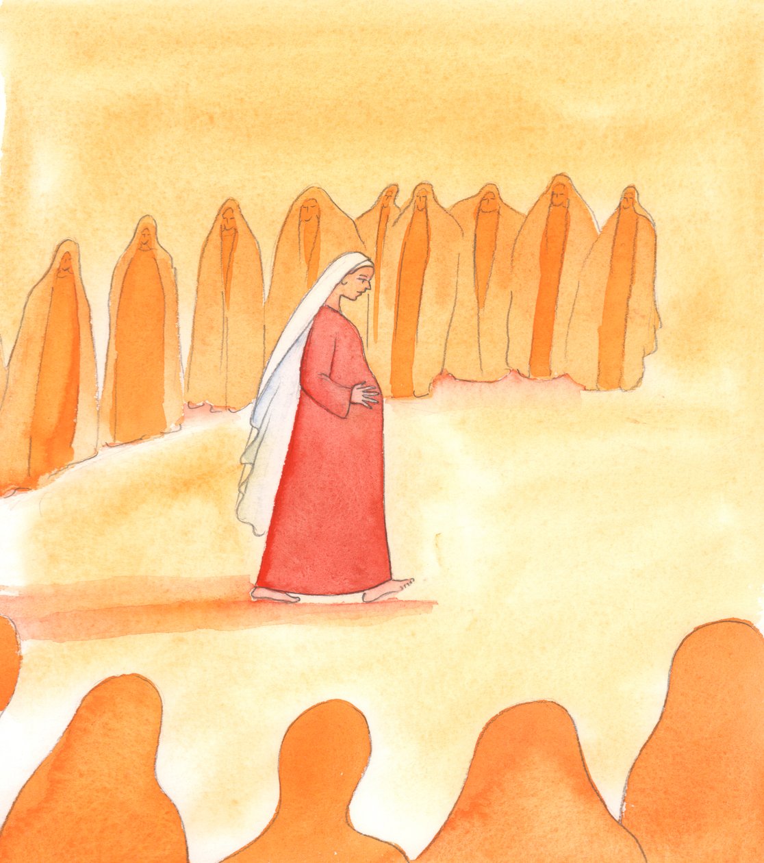 The Blessed Virgin Mary accepted God