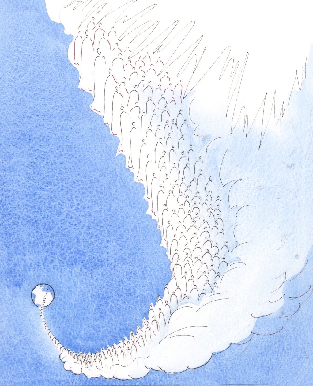 The Saints of Heaven are aware of the problem of sin by Elizabeth Wang