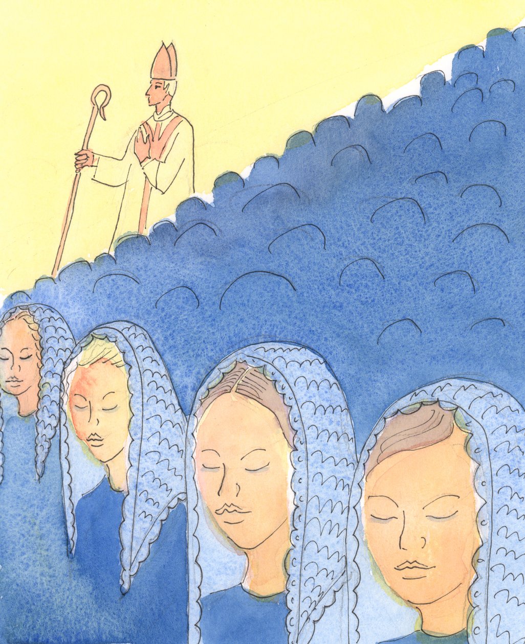 The covering and uncovering of the head is important to Bishops by Elizabeth Wang