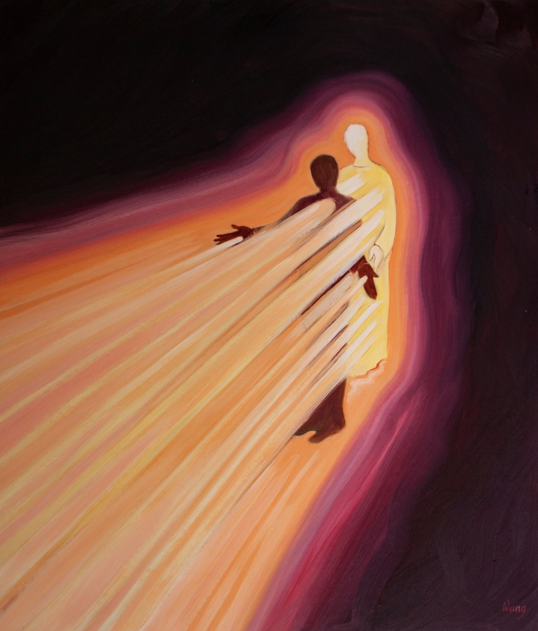 The grace of Christ pours upon others through us, especially through our wounds, when our lives are entirely his by Elizabeth Wang