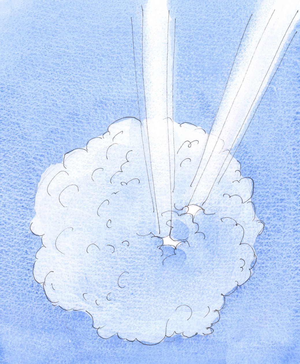 The sins and self-love shown in our world cover our world like an all-enveloping cloud by Elizabeth Wang