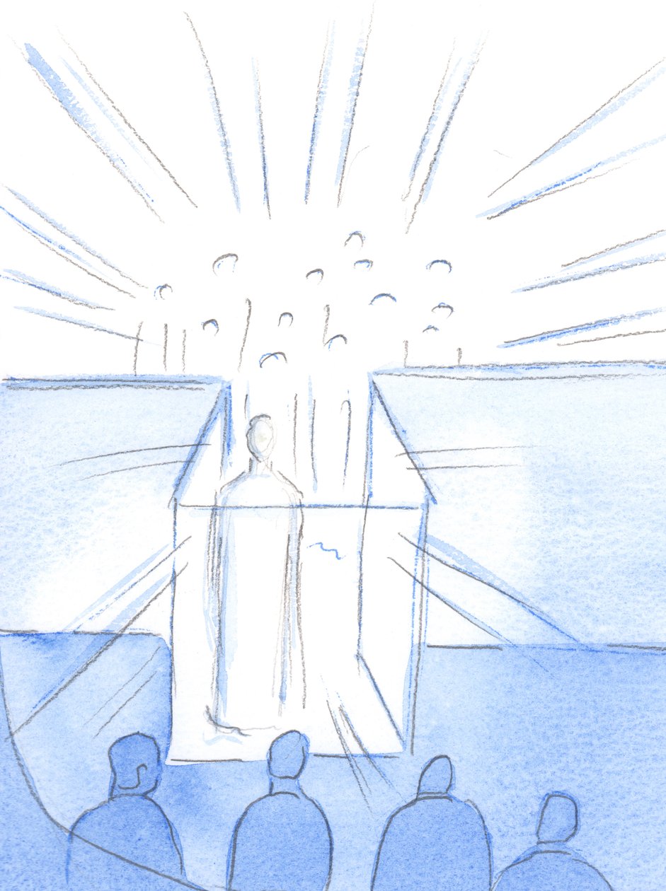 The tabernacle is like a hall-way to Heaven where we can meet Christ and his saints and prepare for Heaven at the end of life by Elizabeth Wang
