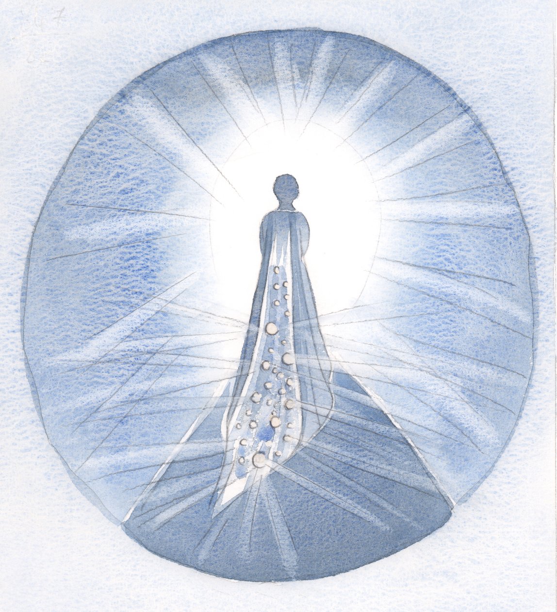 The virtuous soul is like a bride, whose veil is studded with the 
