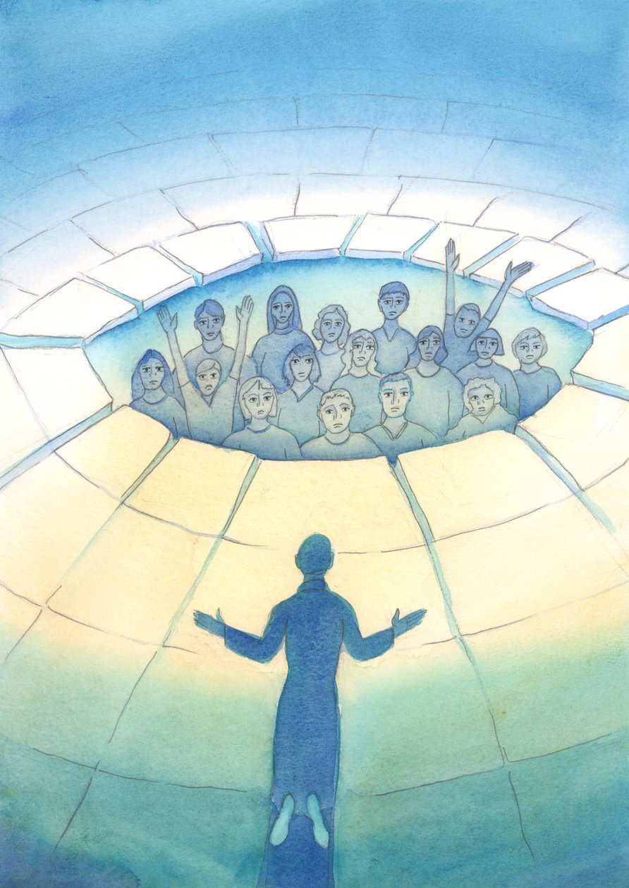 Through prayer, penance, and by offering up our sufferings in union with Christ by Elizabeth Wang