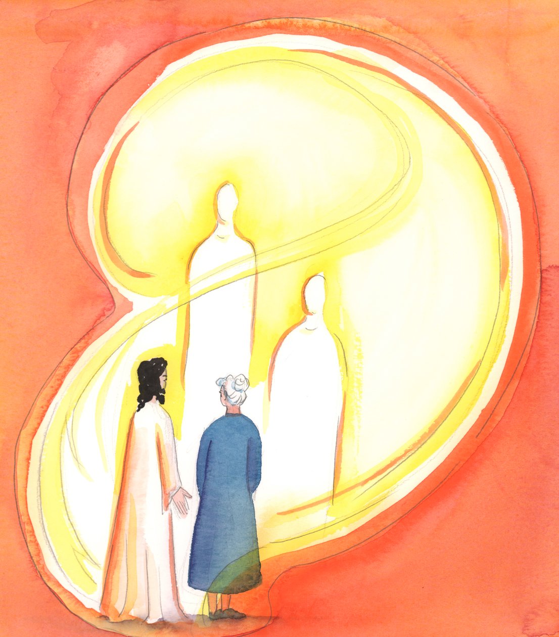 To speak to Christ is to speak to the Father and the Holy Spirit, as they are One God by Elizabeth Wang