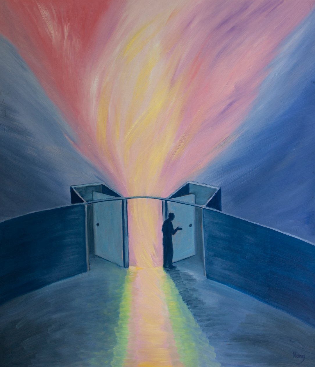We can only find God in the present moment, and not by losing ourselves in the past or future. by Elizabeth Wang