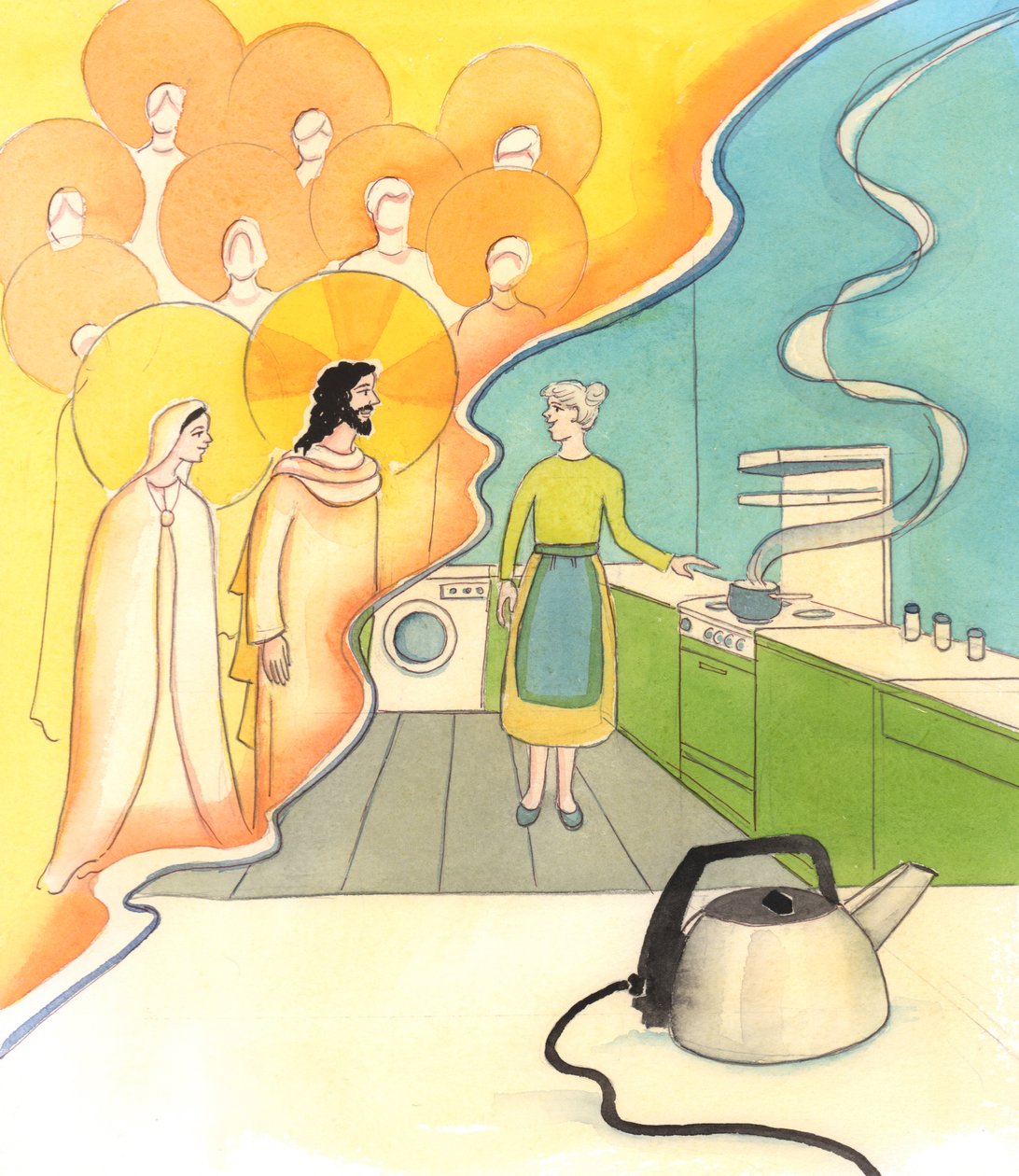 Heaven is like a parallel universe, real yet invisible by Elizabeth Wang