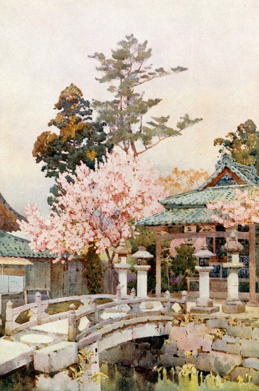 A Shrine at Kyomidzu by Ella Du Cane