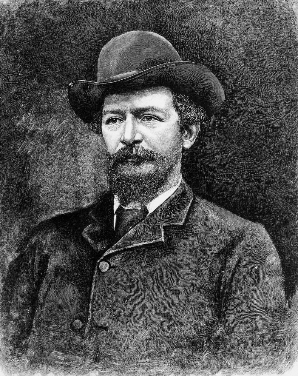 Algernon Charles Swinburne by Elliott und Fry Studio