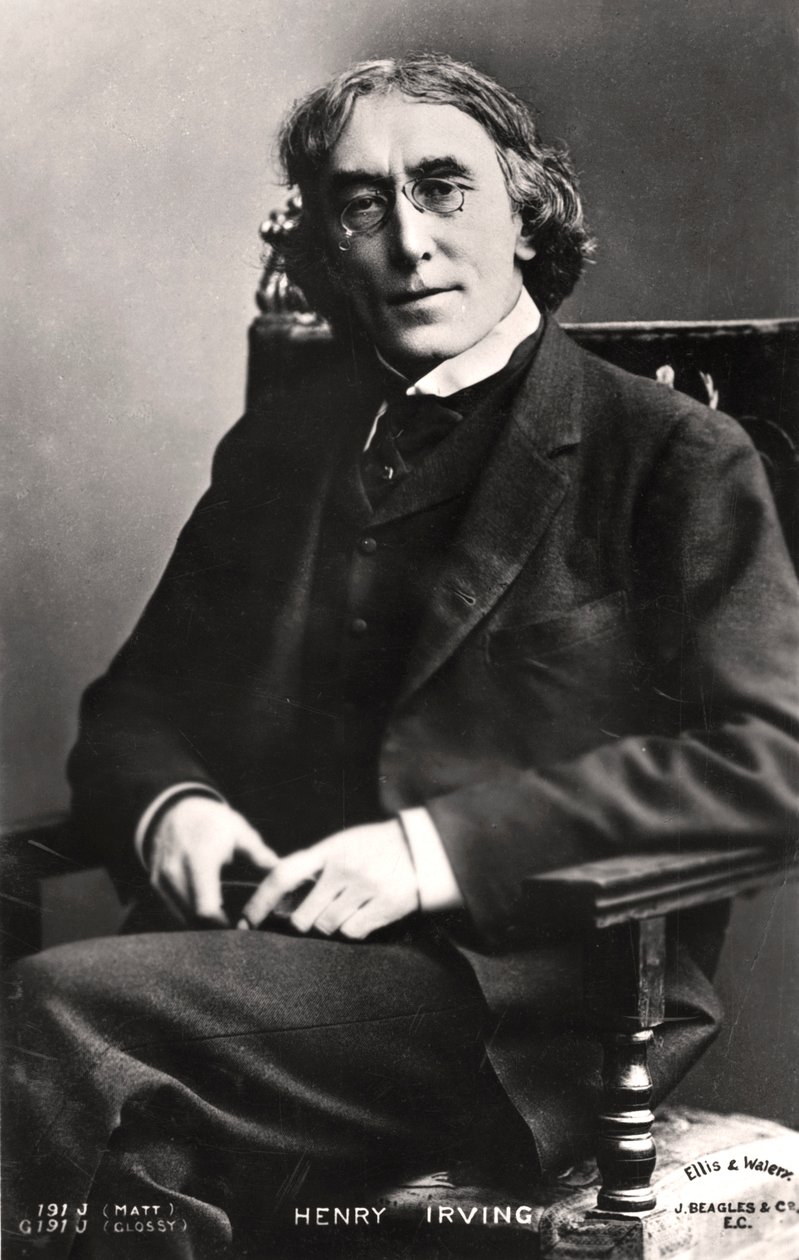 Harry Brodribb Irving, English actor by Ellis and Walery