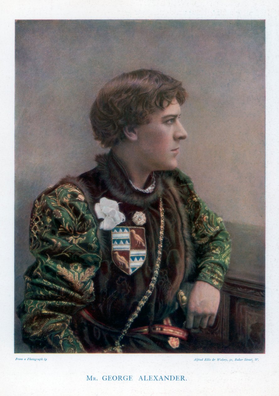 Sir George Alexander, English actor and theatre manager by Ellis and Walery