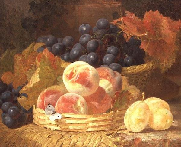 Still Life with Fruit and a Butterfly by Eloise Harriet Stannard