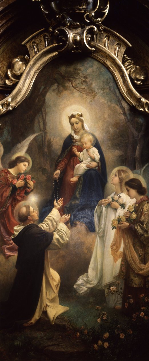 Our Lady of the Rosary by Emanuel Dítě