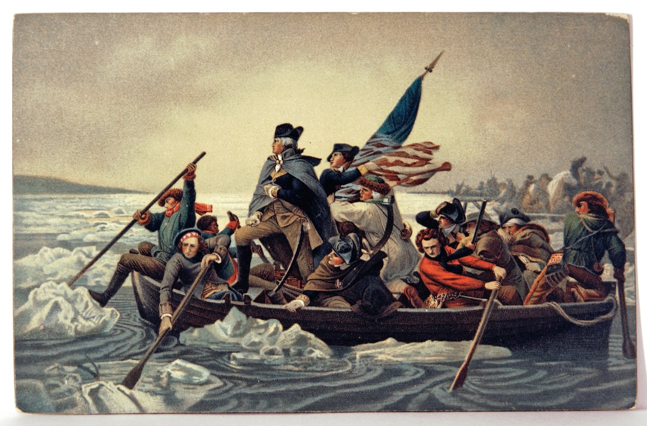 George Washington Crossing the Delaware by Emanuel Gottlieb (after) Leutze