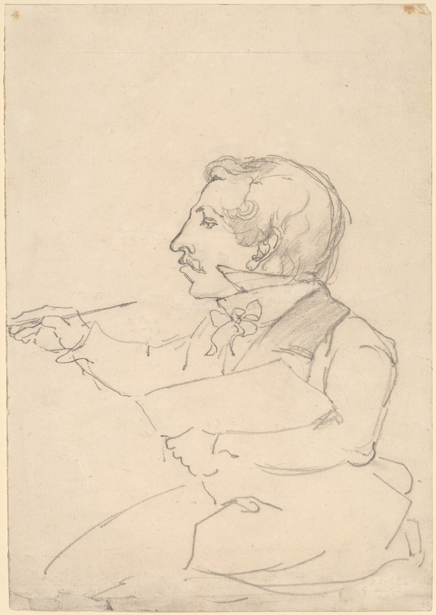 Eastman Johnson Sketching by Emanuel Gottlieb Leutze
