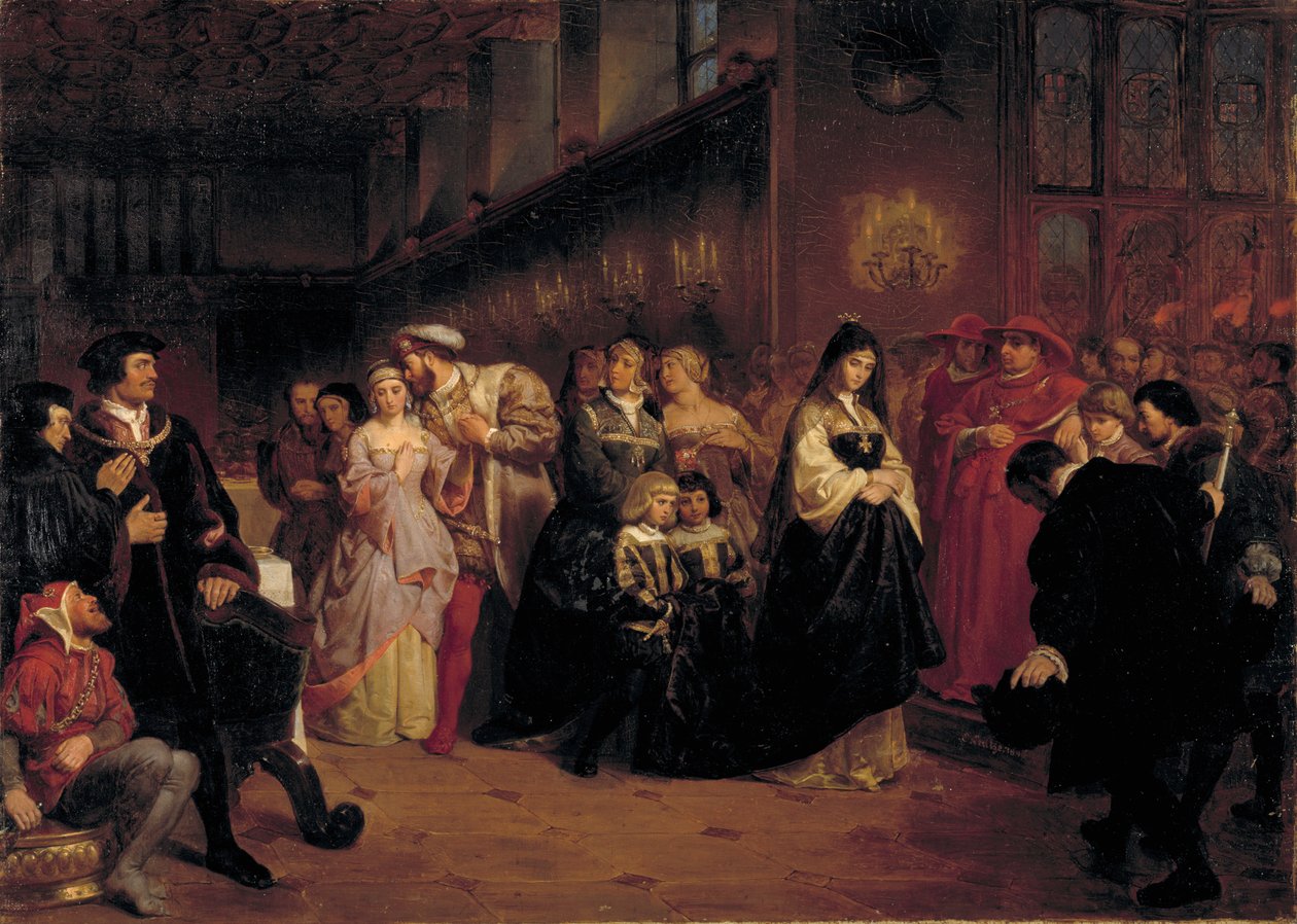 The Courtship of Anne Boleyn, 1846 by Emanuel Gottlieb Leutze