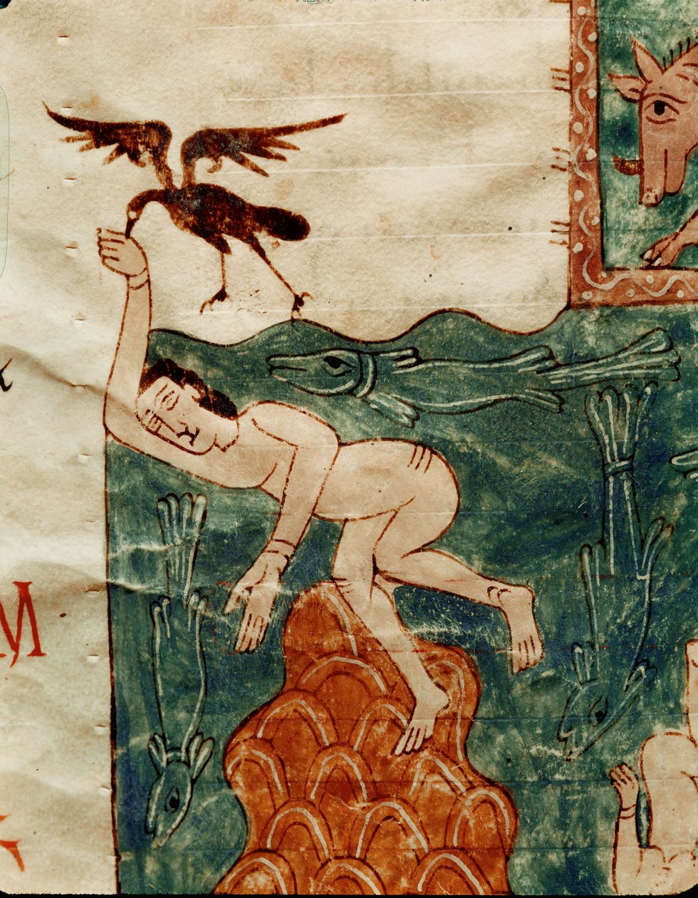 Raven Picking at a Dead Body by Emeterio the Monk