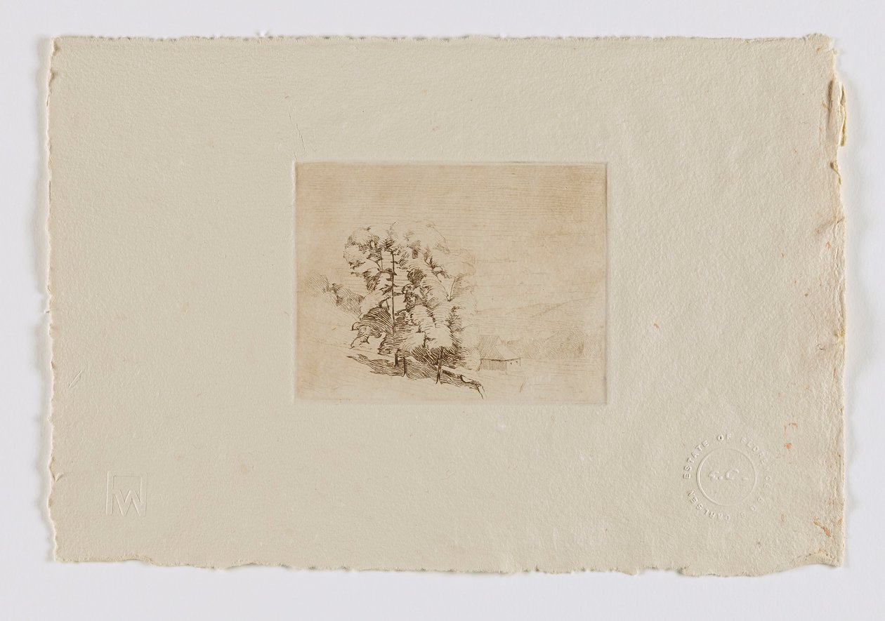Connecticut Hillside (from portfolio) by Emil Carlsen