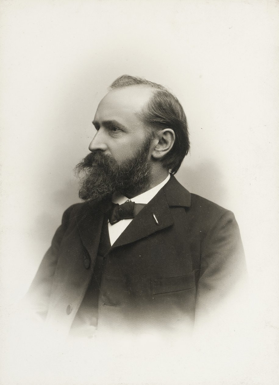 Portrait of the Composer and Organist Otto Malling by Emil Hohlenberg