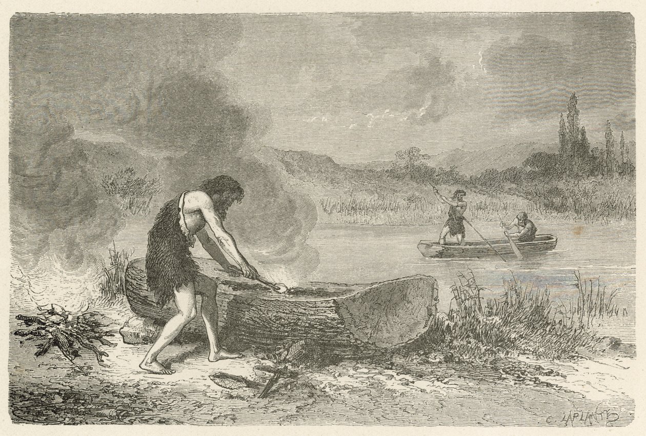 The First Navigator by Emile Antoine Bayard