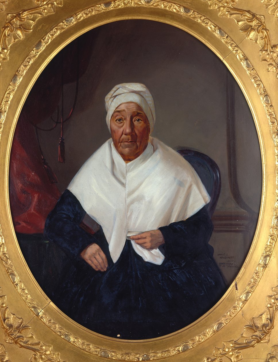 Portrait of Mme. Elizabeth Barada Ortes by Emile Herzinger