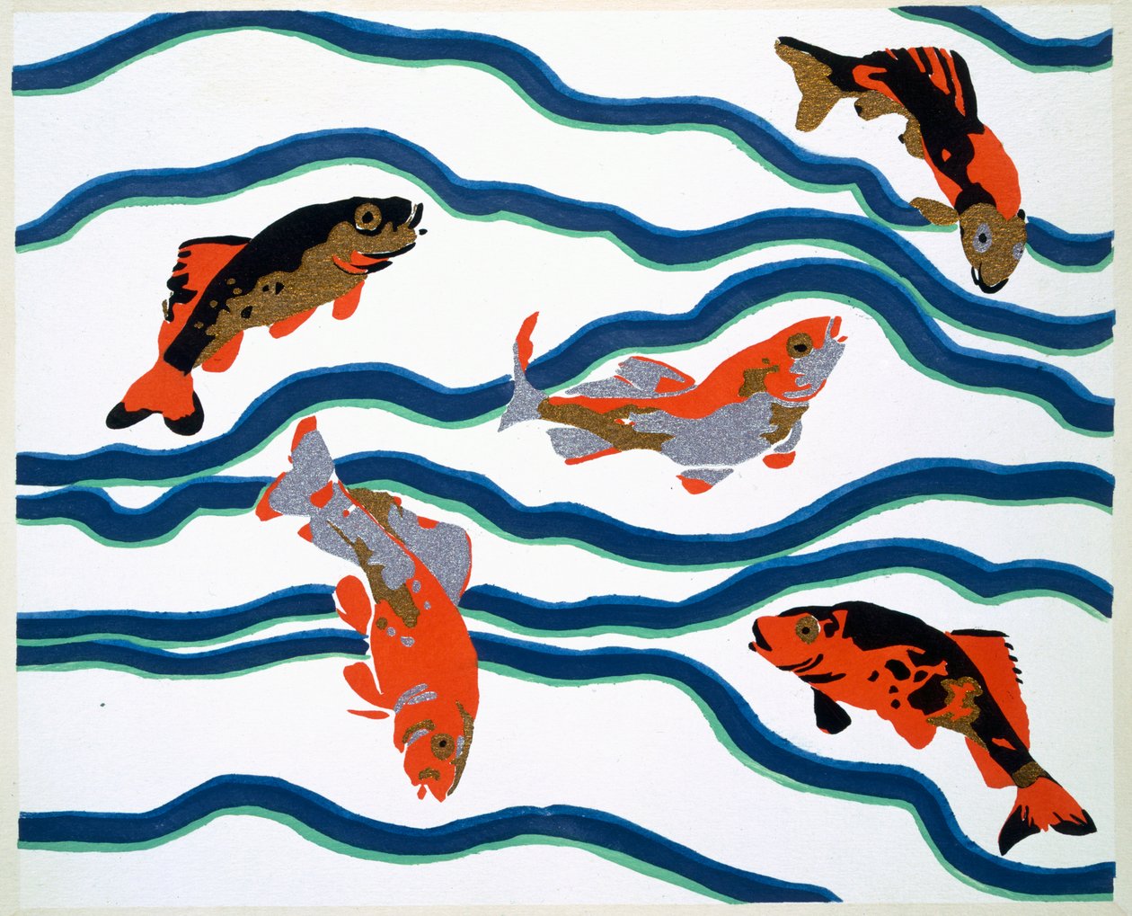 Aquatic design motif from 