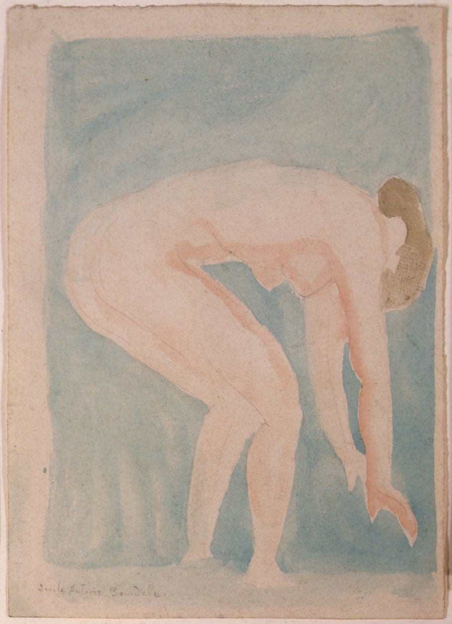 Study of a Nude by Emile Antoine Bourdelle