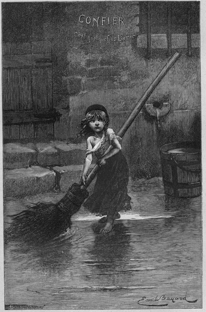Cosette, illustration from 