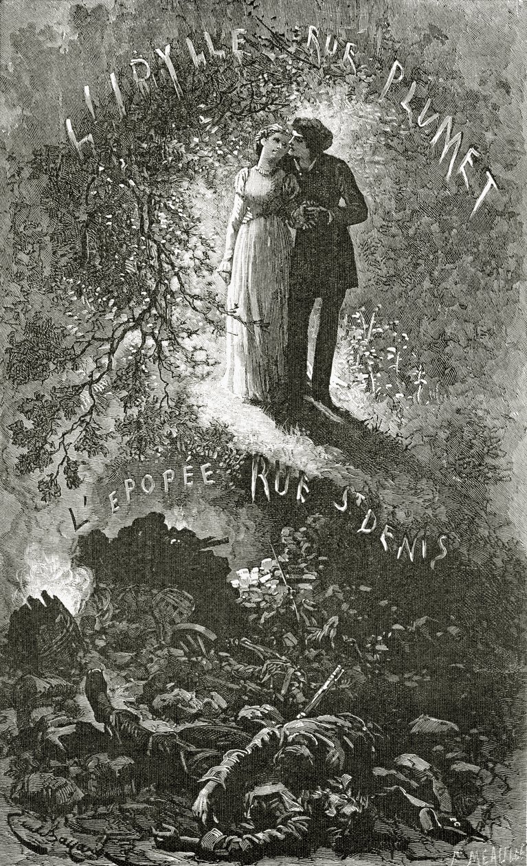 Marius and Cosette by Emile Antoine Bayard
