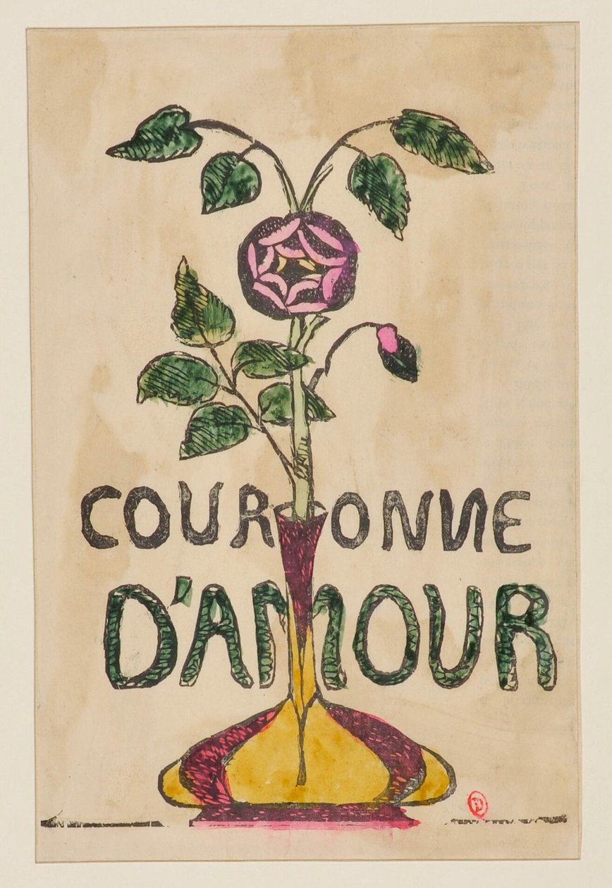 Crown of Love (proof b) by Emile Bernard